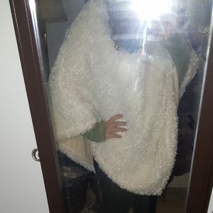 Fabrik sherpa poncho scarf